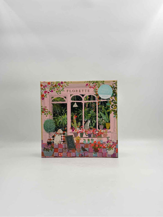 Galison Florette Cat And Dog Flower Shop 500 Piece Puzzle