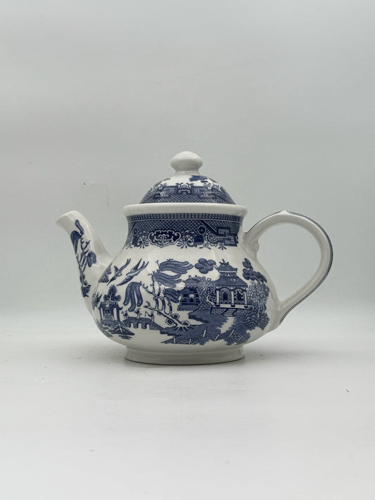 Blue Willow Teapot By Churchill