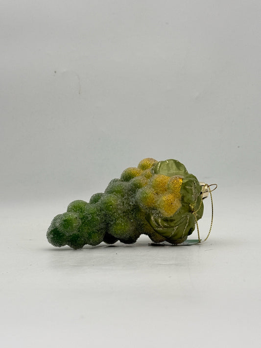 Green Grapes Christmas Ornament