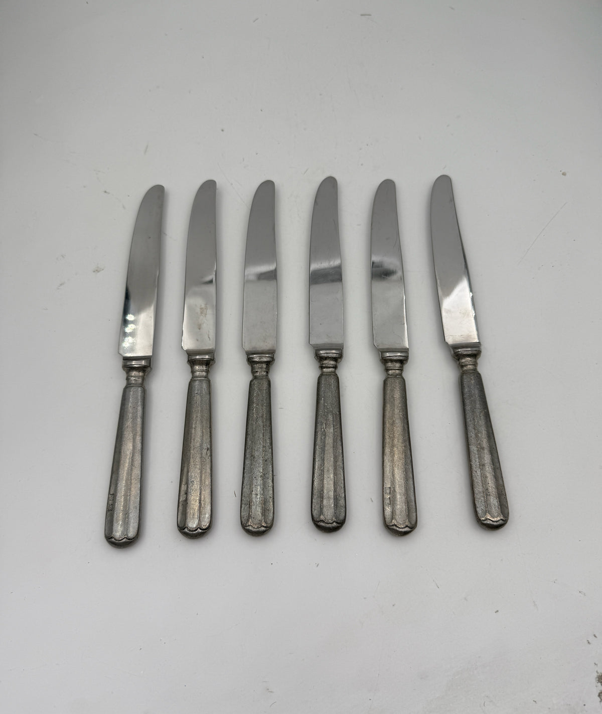 Williams Sonoma Alton Pewter Flatware- 30 Pieces
