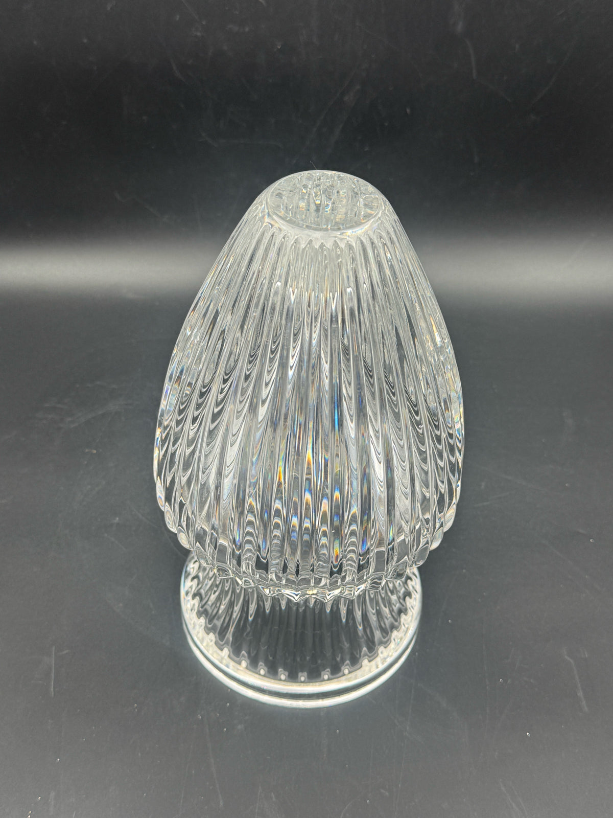 Clear Crystal Flower Vase