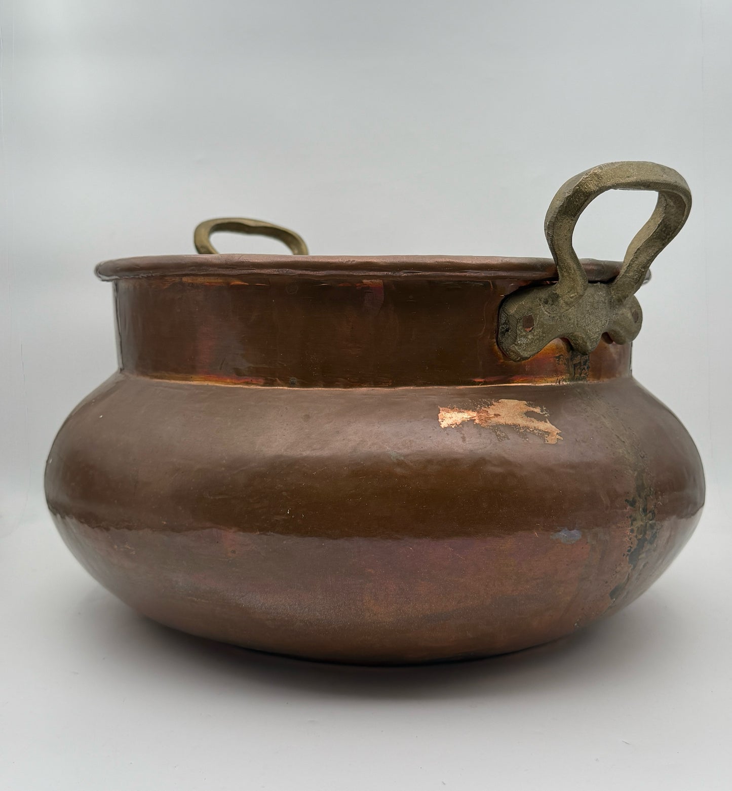 Large Copper Pot With Handles