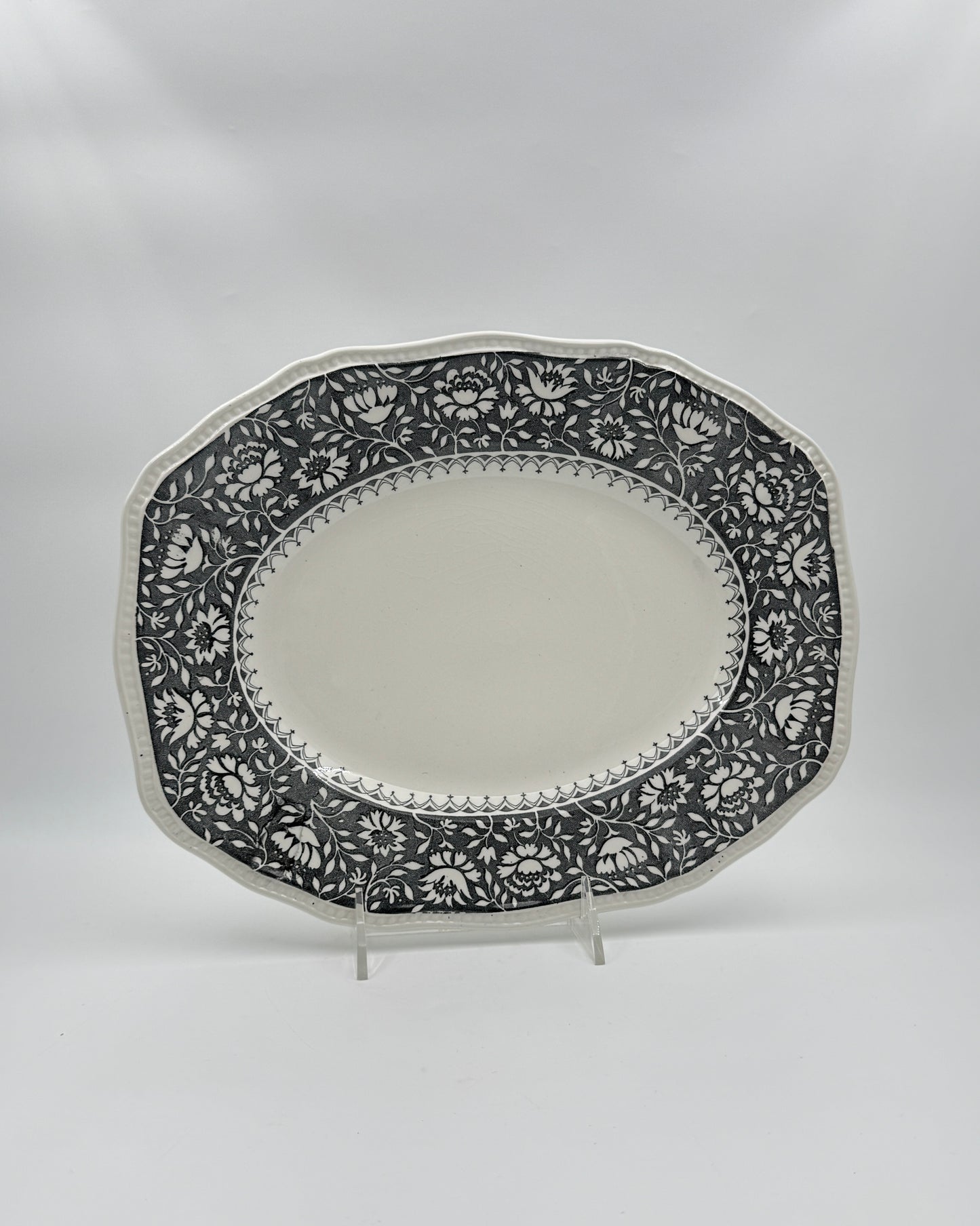 Kensington Staffordshire Ironstone Platter – Dundee Pattern