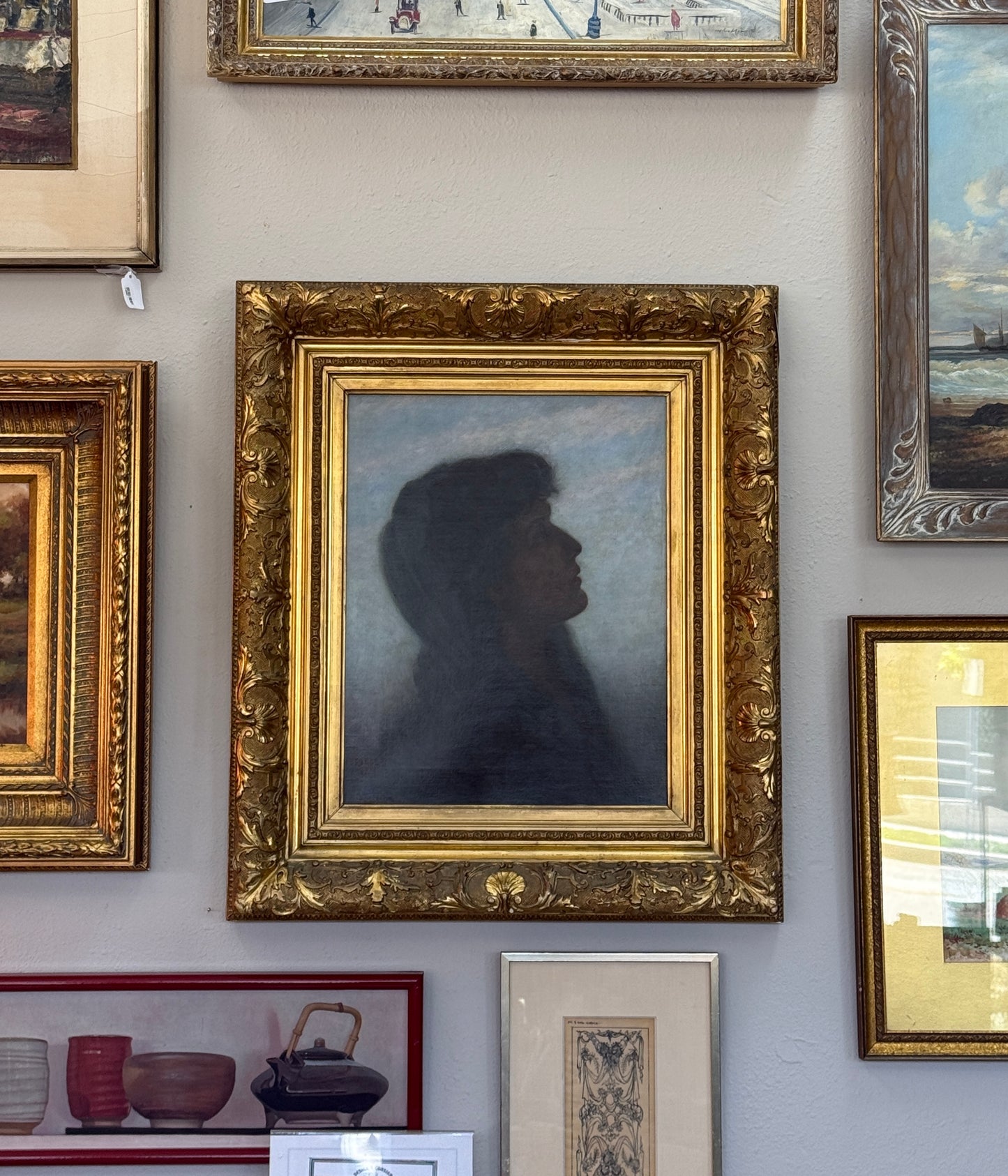 Von Hoesslin Framed Oil Painting