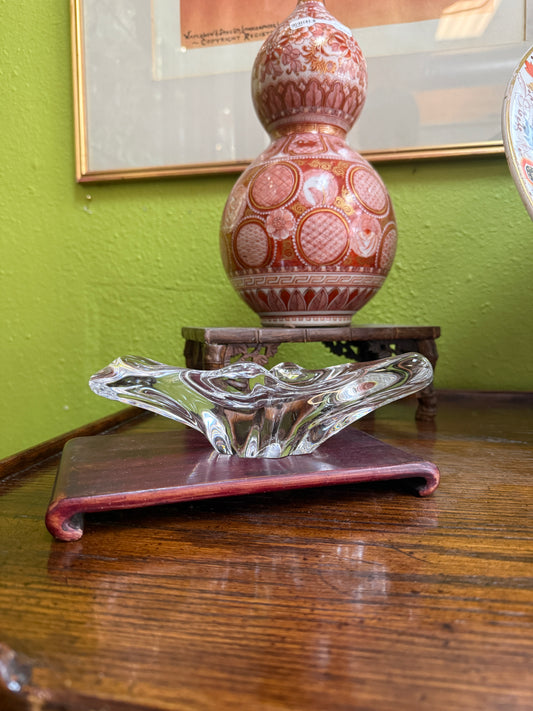 Baccarat Crystal Free Form Bowl