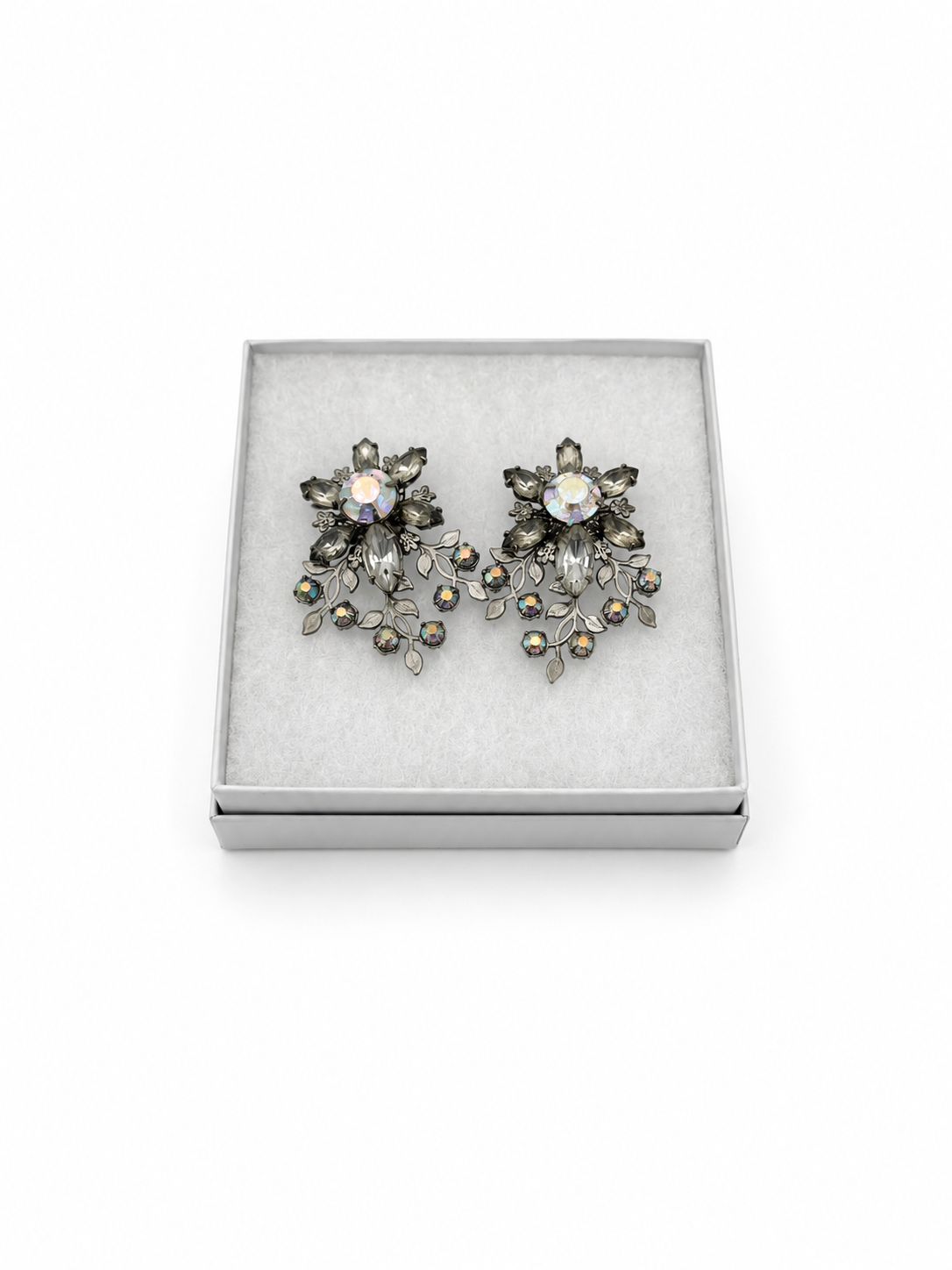 Vintage Judy Lee Aurora Borealis Earrings