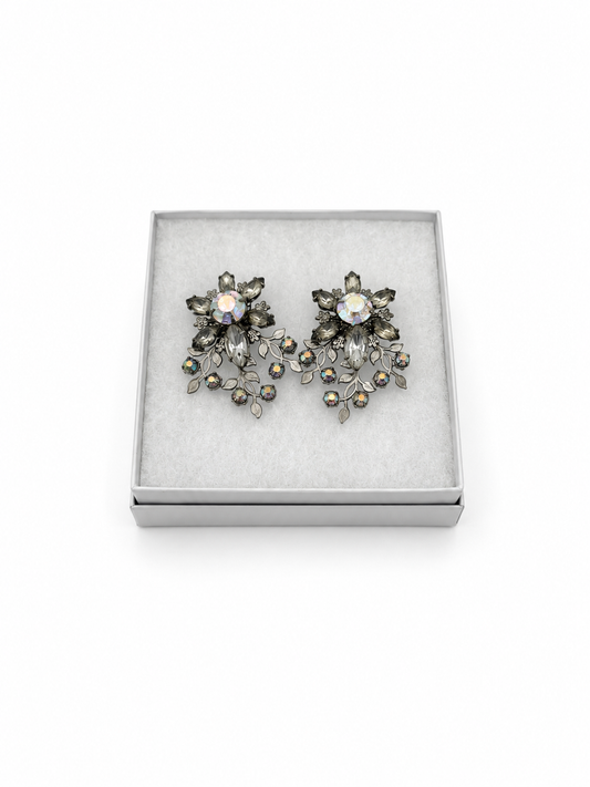 Vintage Judy Lee Aurora Borealis Earrings