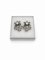 Vintage Judy Lee Aurora Borealis Earrings