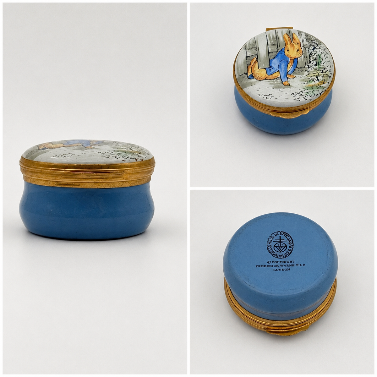 Crummlies Beatrix Potter “Peter Rabbit” Enamel Box