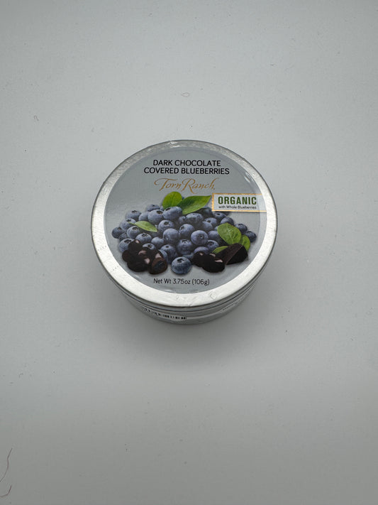 Torn Ranch Organic Dark Chocolate Covered Blueberries – 3.75 oz