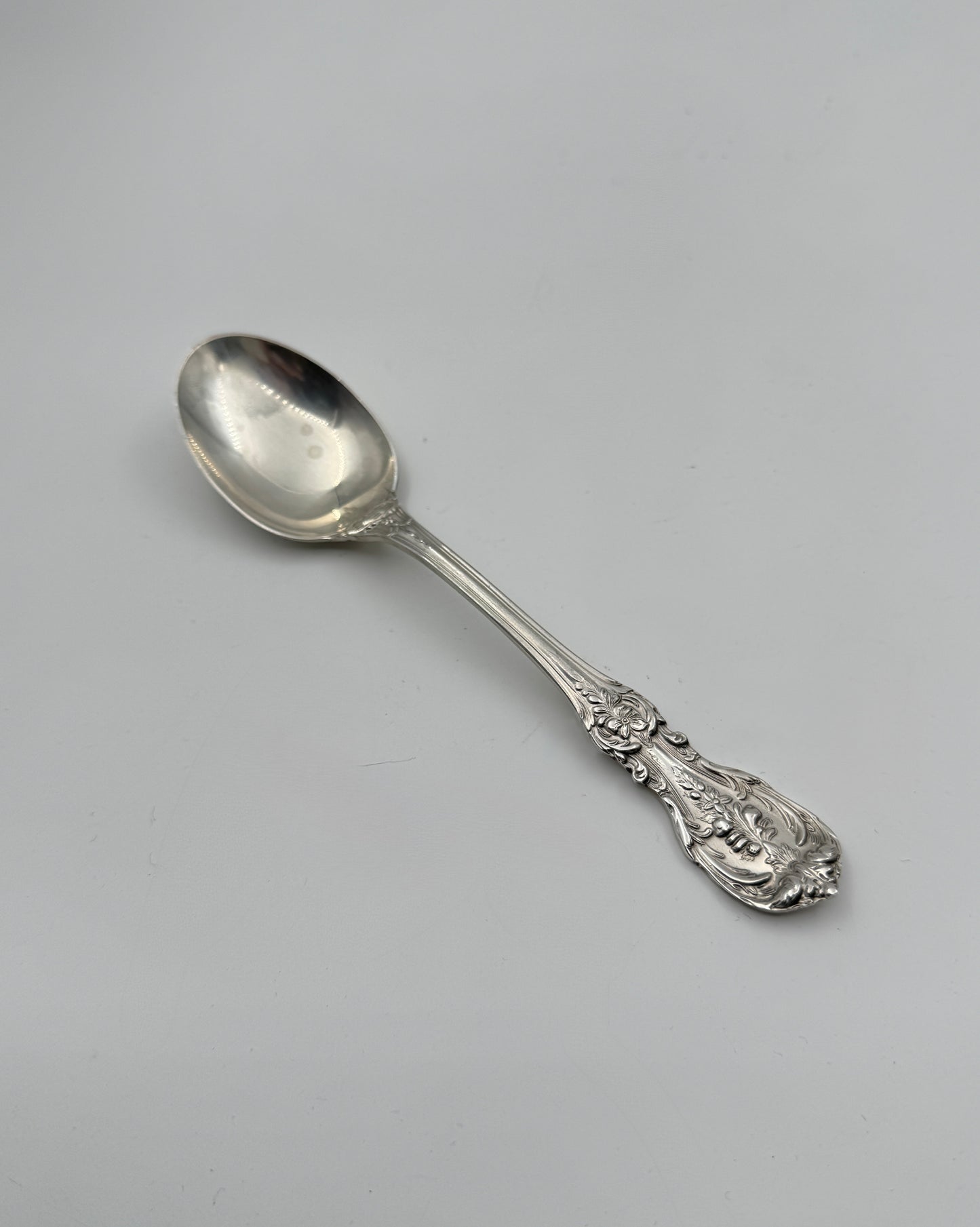 Set of 4 Reed & Barton Francis I Sterling Silver Oval Soup Spoons