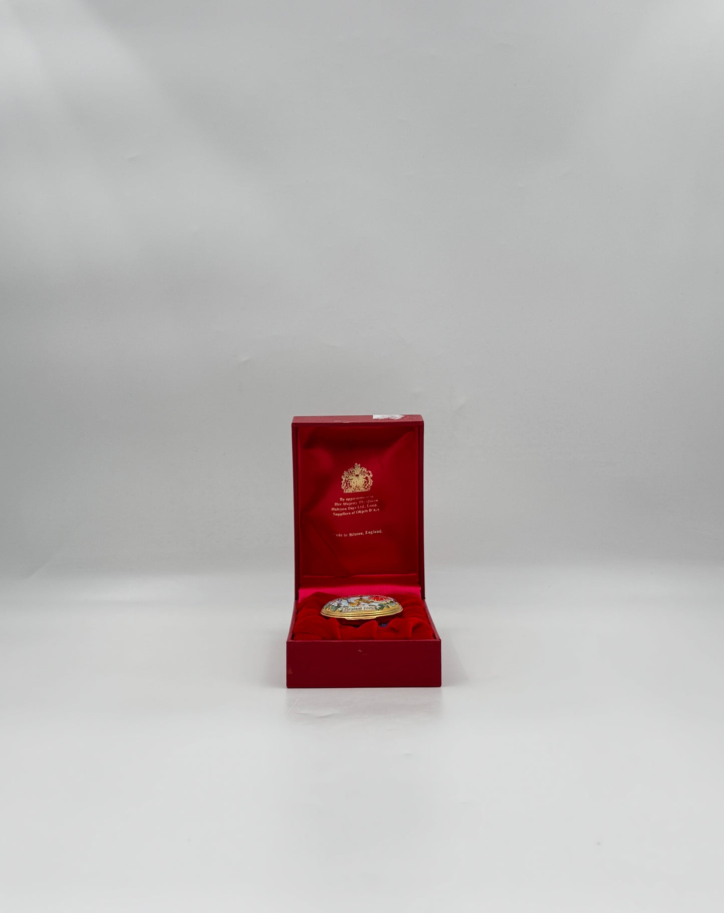 Halcyon Days Enamel Box “Home Is Where the Heart Is” – England