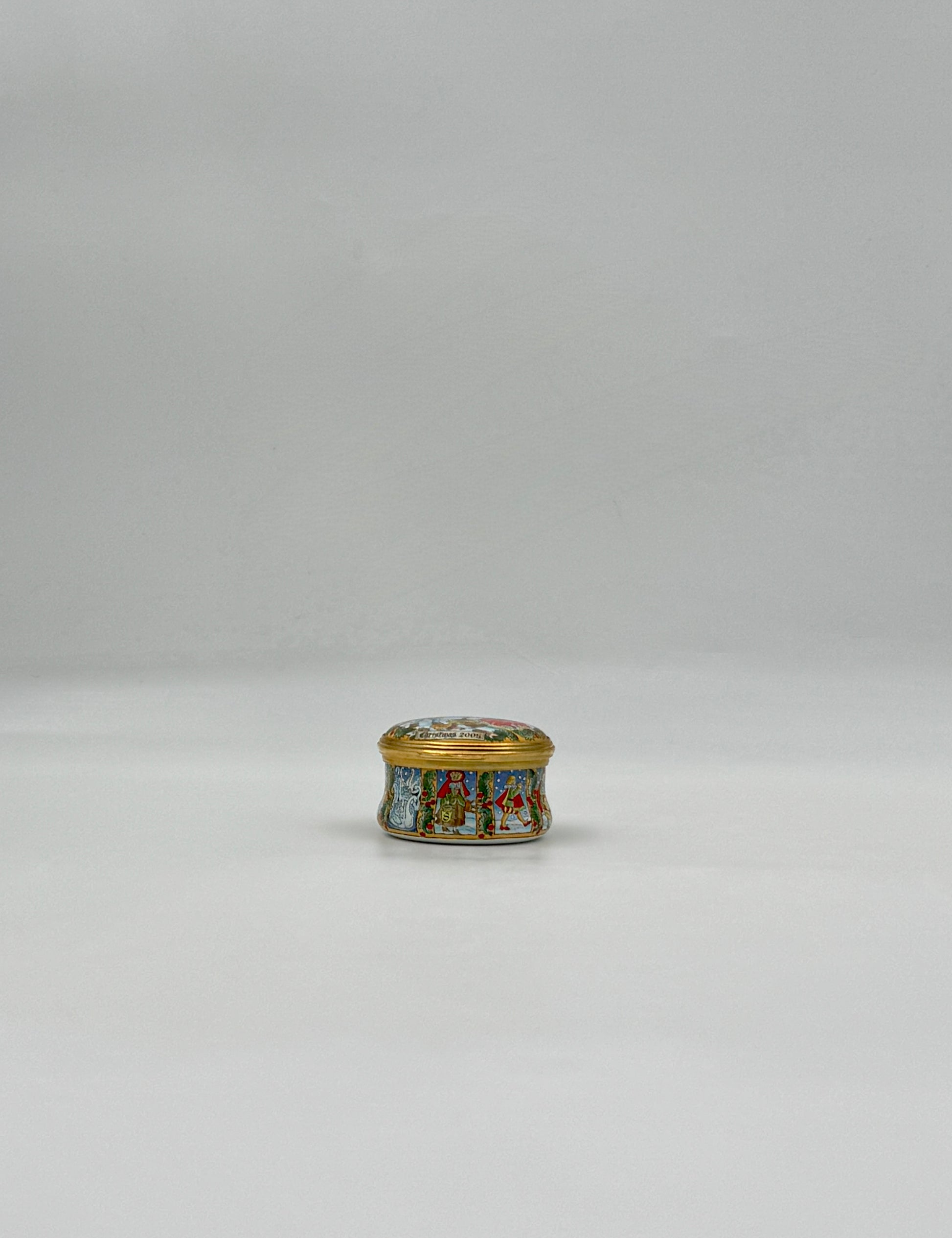 Halcyon Days Enamel Box “Home Is Where the Heart Is” – England