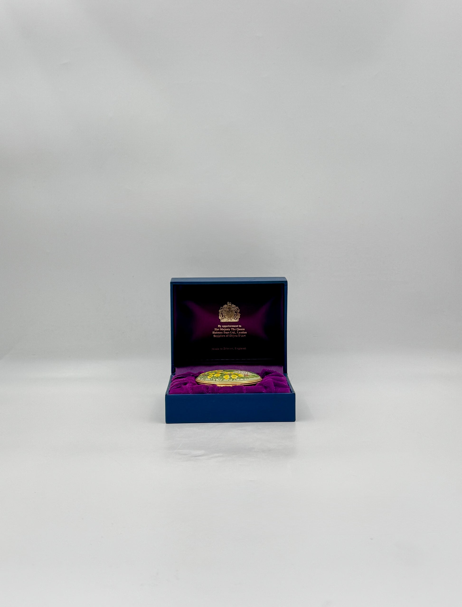 Halcyon Days Enamel Box “A Year to Remember” 2001 – With Box, England