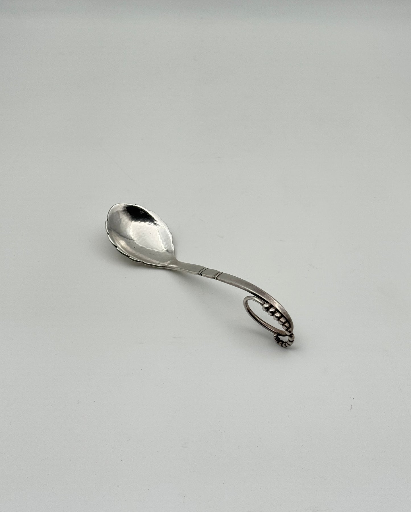 Georg Jensen Sterling Silver Small Ladle – “Beaded” No. 47 Denmark