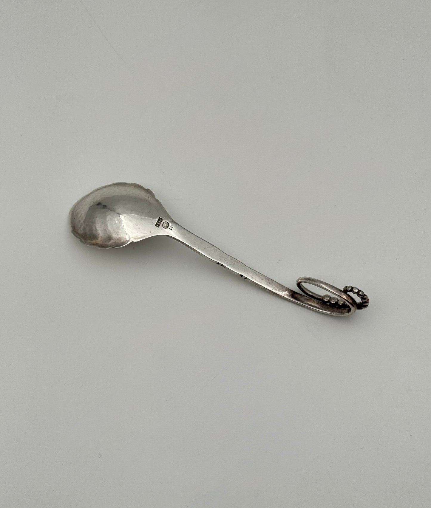 Georg Jensen Sterling Silver Small Ladle – “Beaded” No. 47 Denmark