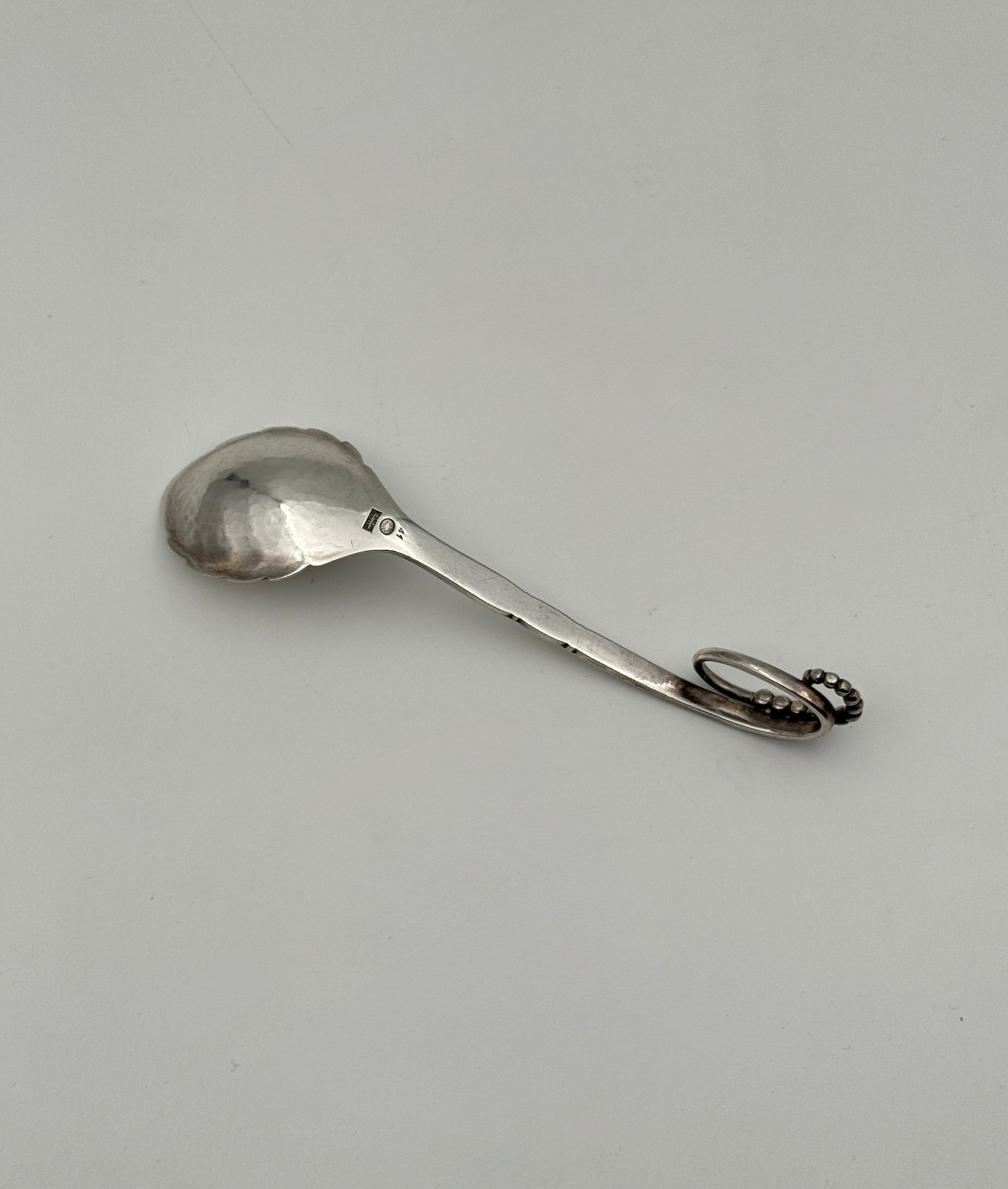 Georg Jensen Sterling Silver Small Ladle – “Beaded” No. 47 Denmark