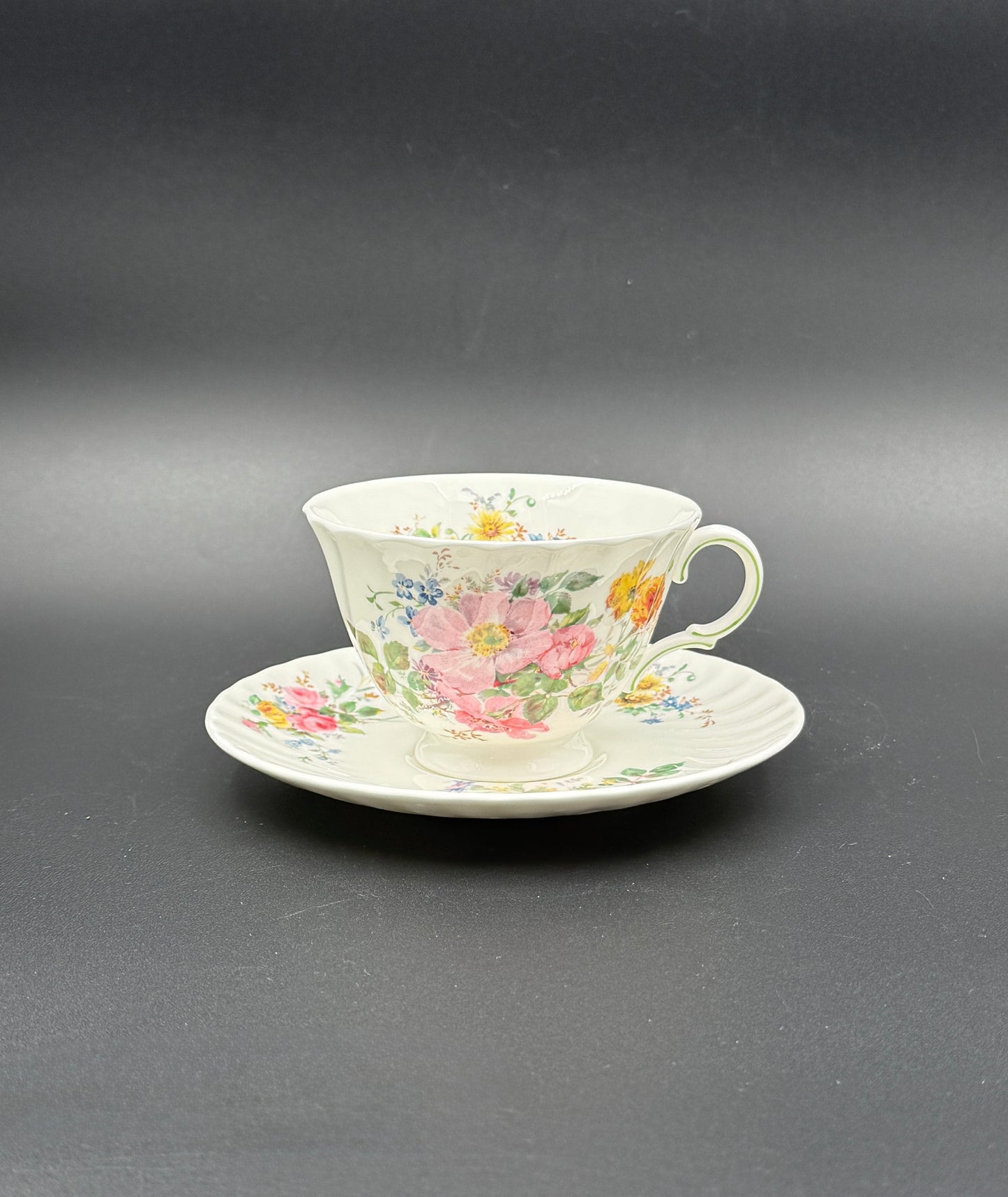 Royal Doulton “Arcadia” Bone China – Service for 12 with Serving Bowls & Platter (75 Pieces)