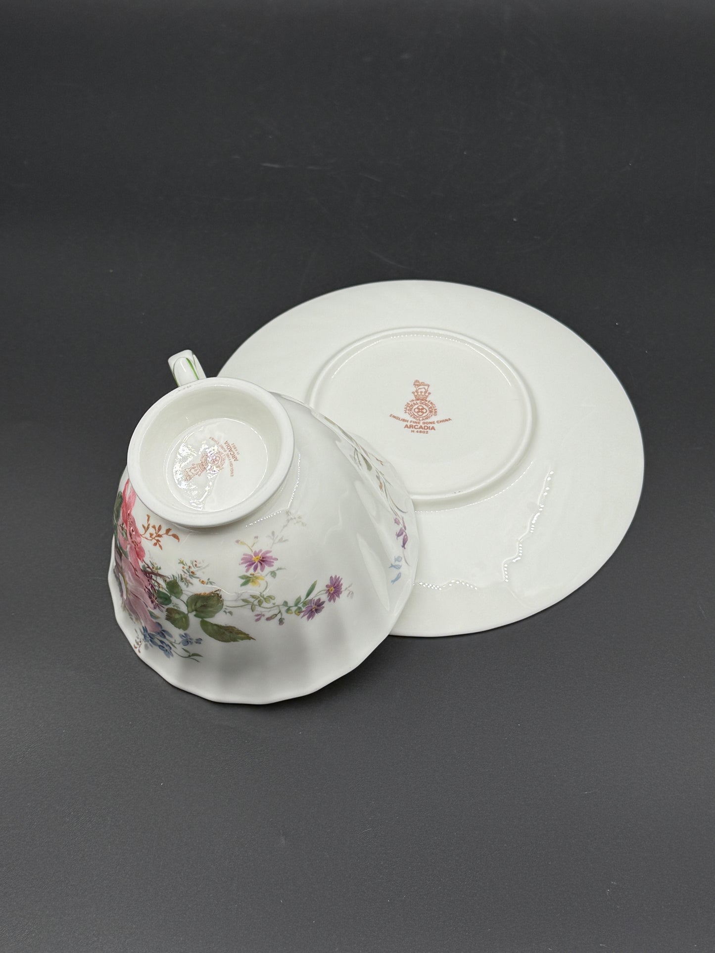 Royal Doulton “Arcadia” Bone China – Service for 12 with Serving Bowls & Platter (75 Pieces)