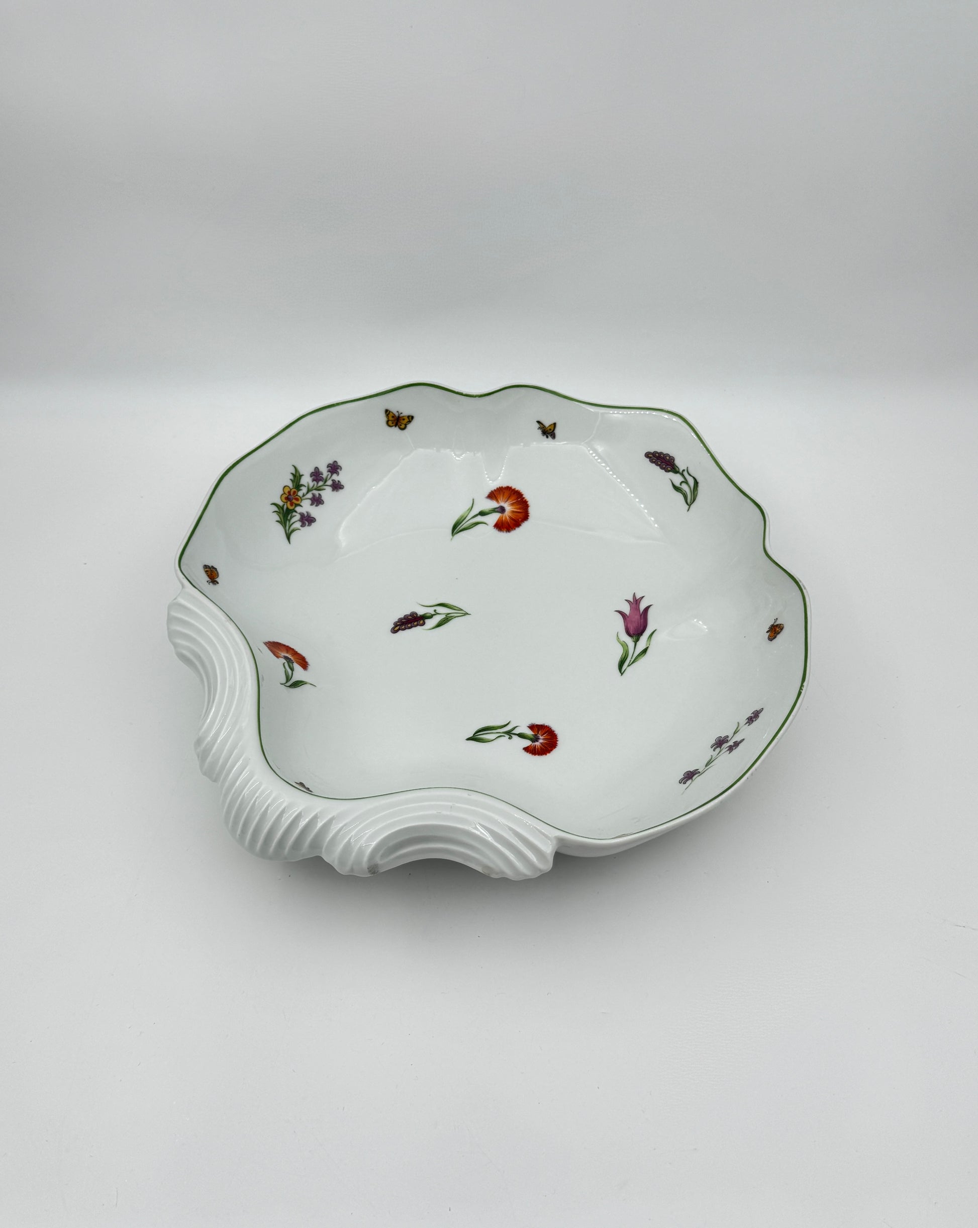 Tiffany & Co. “Tiffany Garden” Shell Serving Bowl – Limoges France