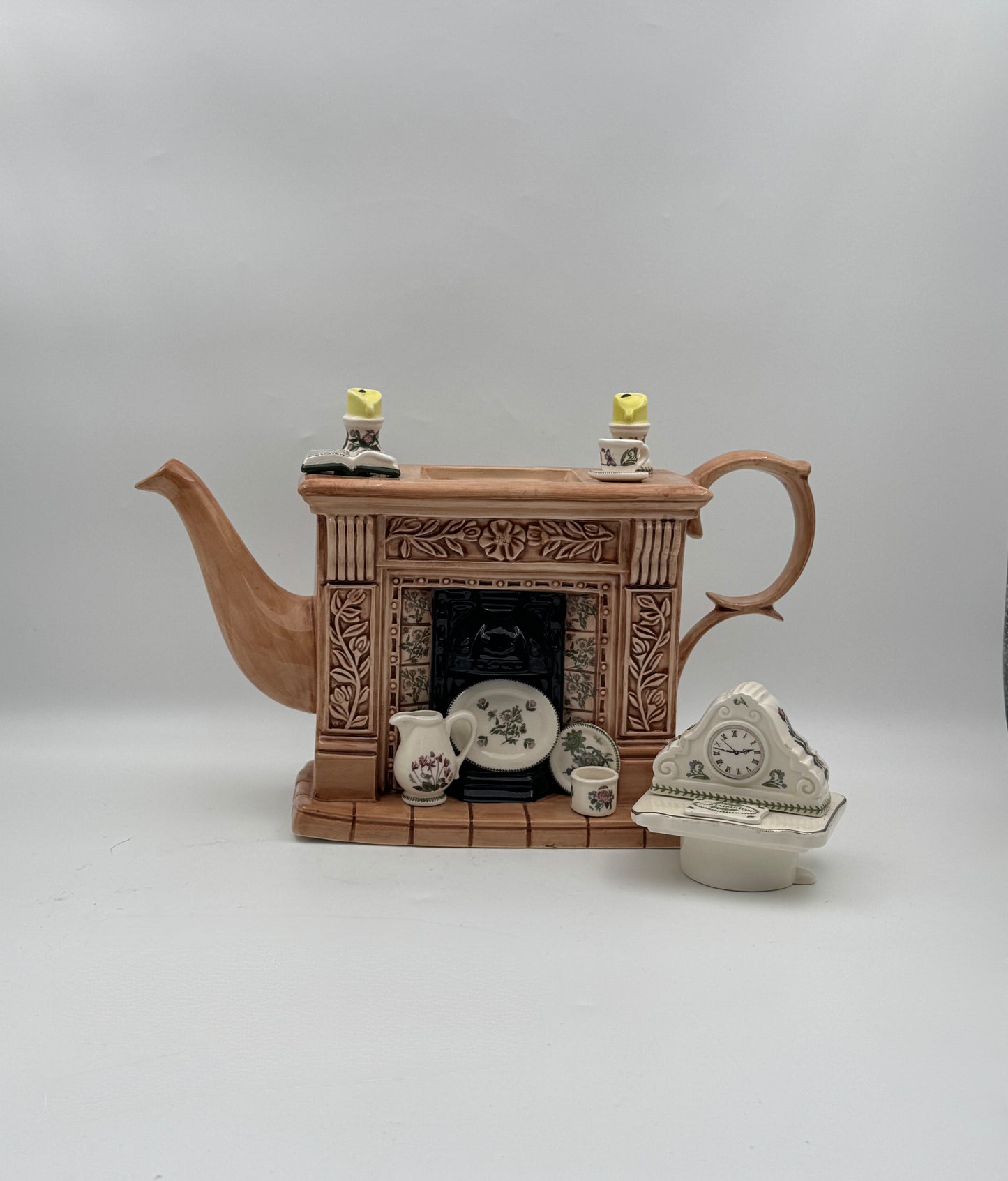 Portmeirion Fireplace Mantel Teapot by Paul Cardew