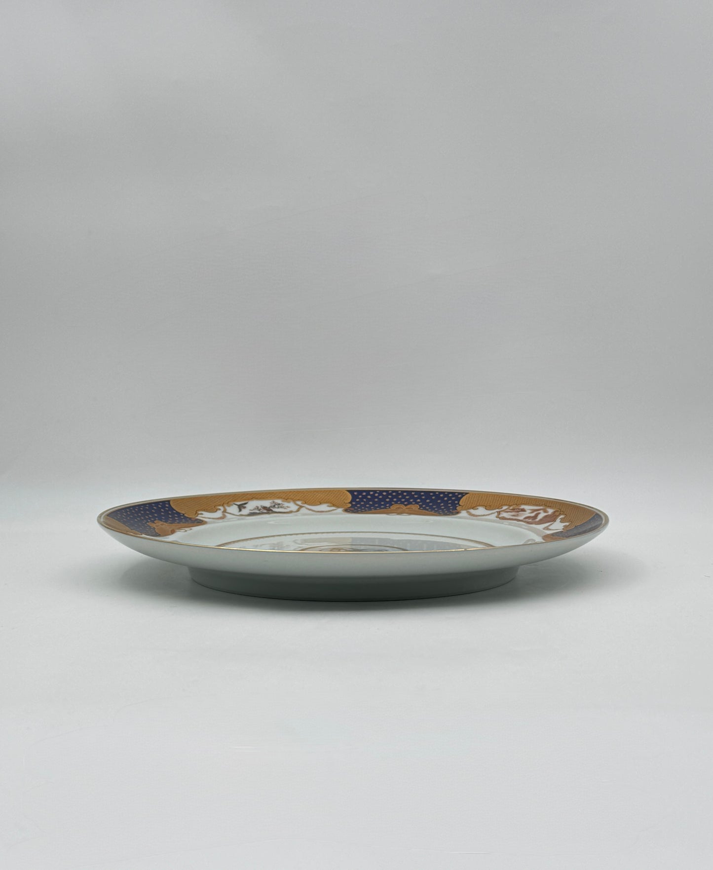 Elegant Set of 6 Mottahedeh “Golden Butterfly” Salad Plates – Portugal