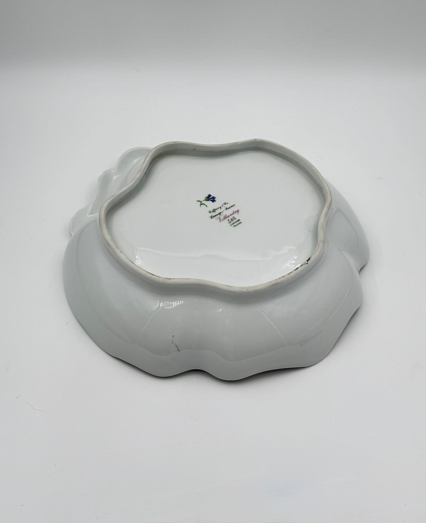Tiffany & Co. “Villandry” Open Serving Bowl – Limoges, France – 11" with Scroll Handle