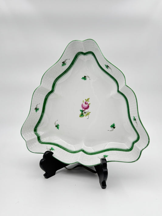 Herend Triangular Bowl 191 VRH - Vienna Rose Design