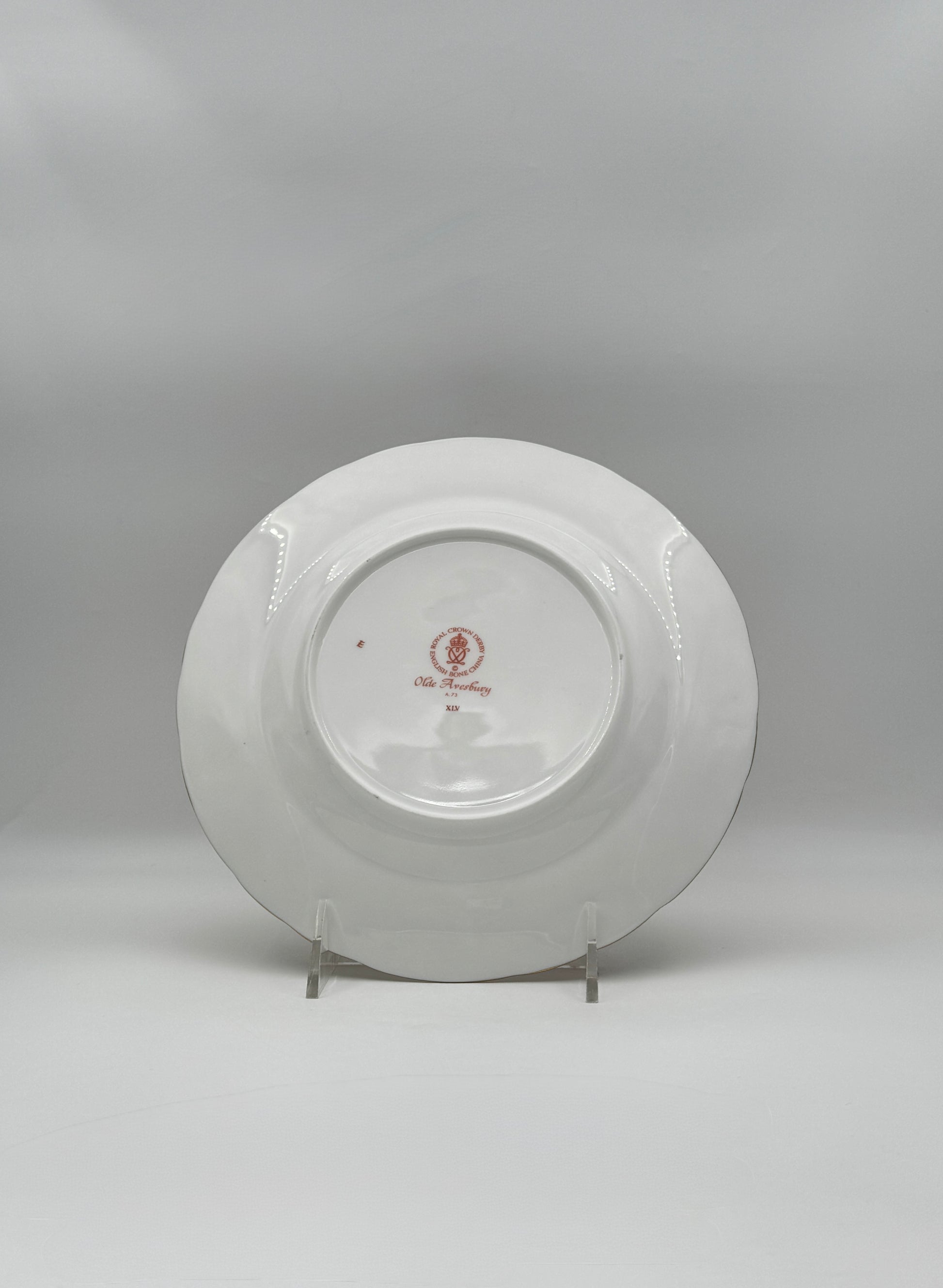 Royal Crown Derby “Old Avesbury” Salad Plates – Set of 8 Vintage