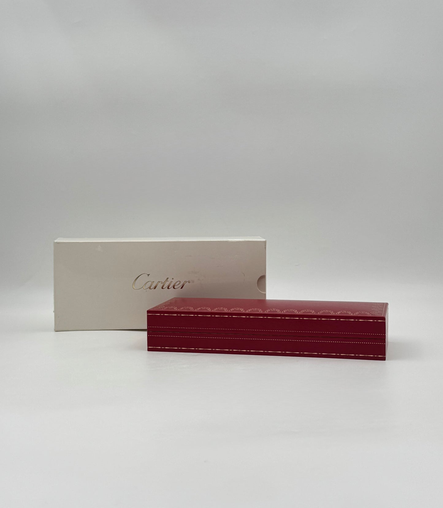 Cartier “Santos de Cartier” Ballpoint Pen – Palladium Finish – Boxed