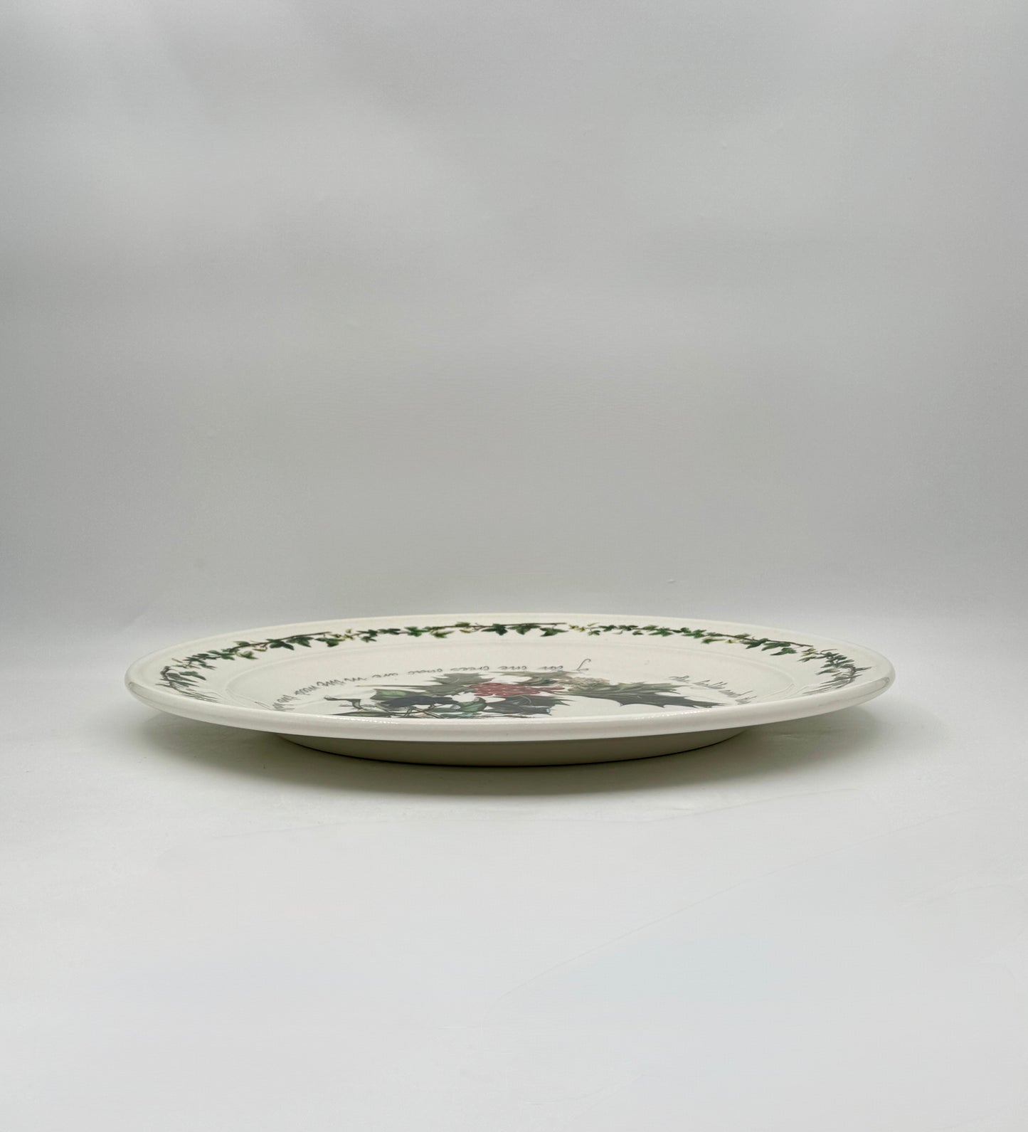 Portmeirion The Holly & The Ivy Platter Round Christmas Platter