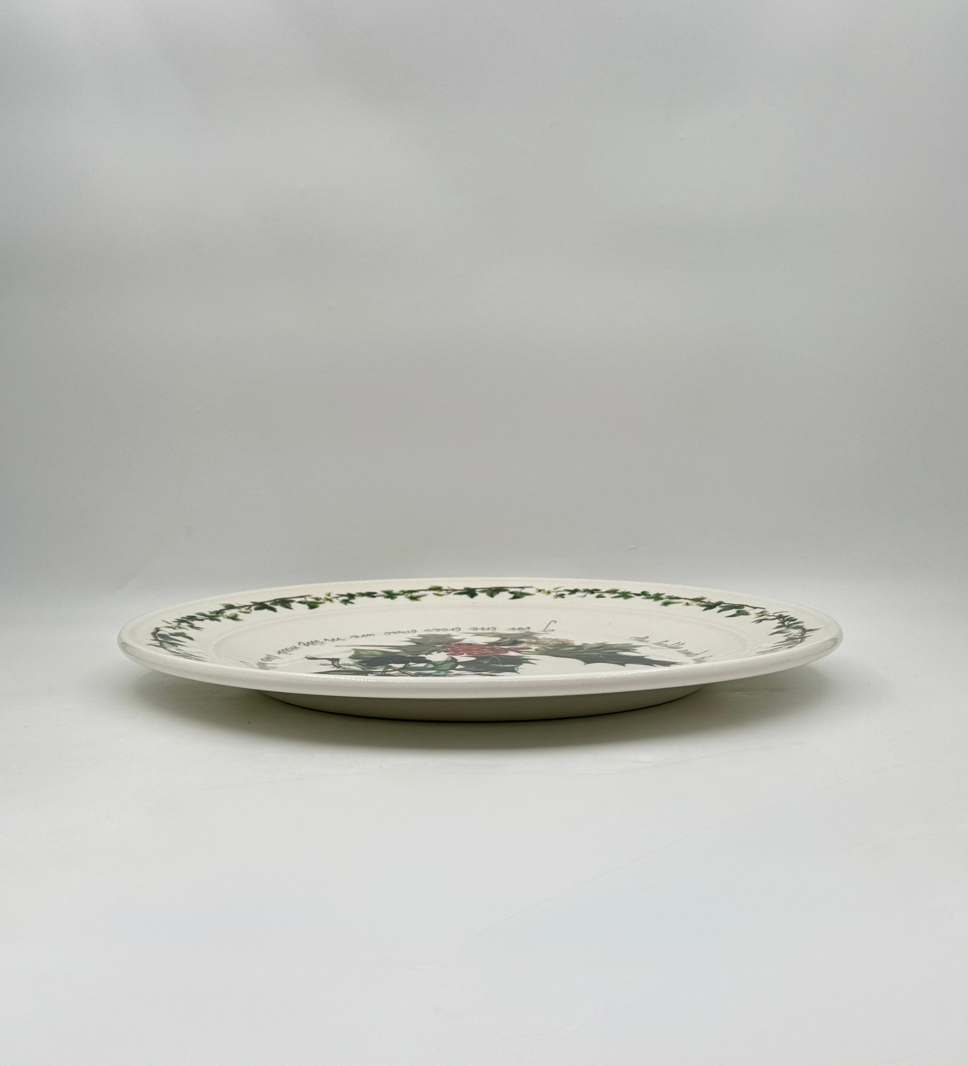 Portmeirion The Holly & The Ivy Platter Round Christmas Platter