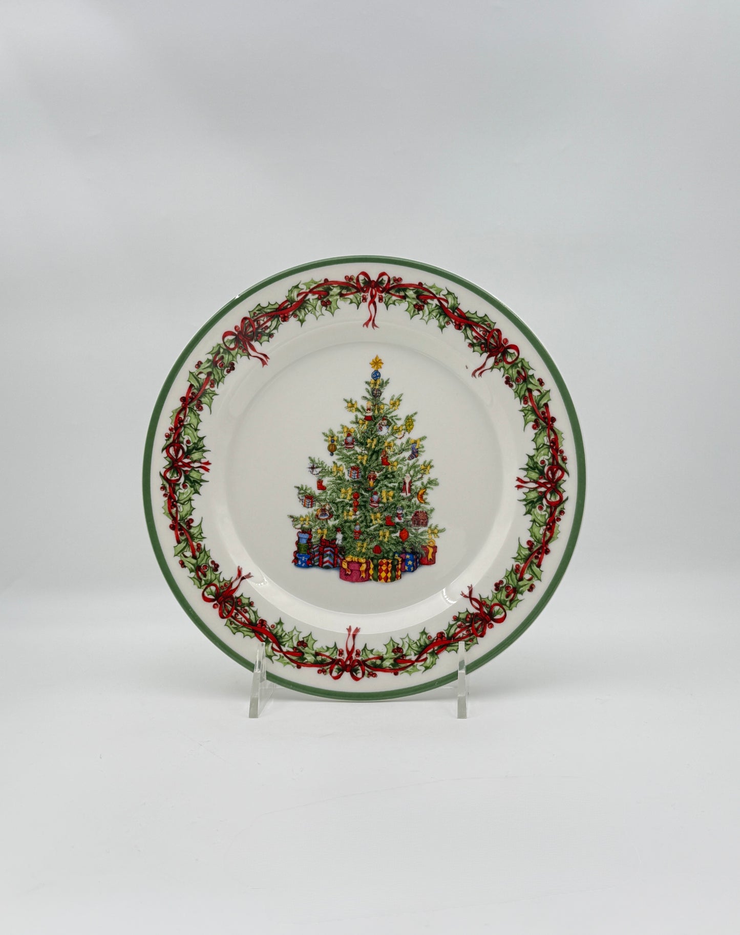 Christopher Radko Traditions Celebrations Set of 6 Salad Plates
