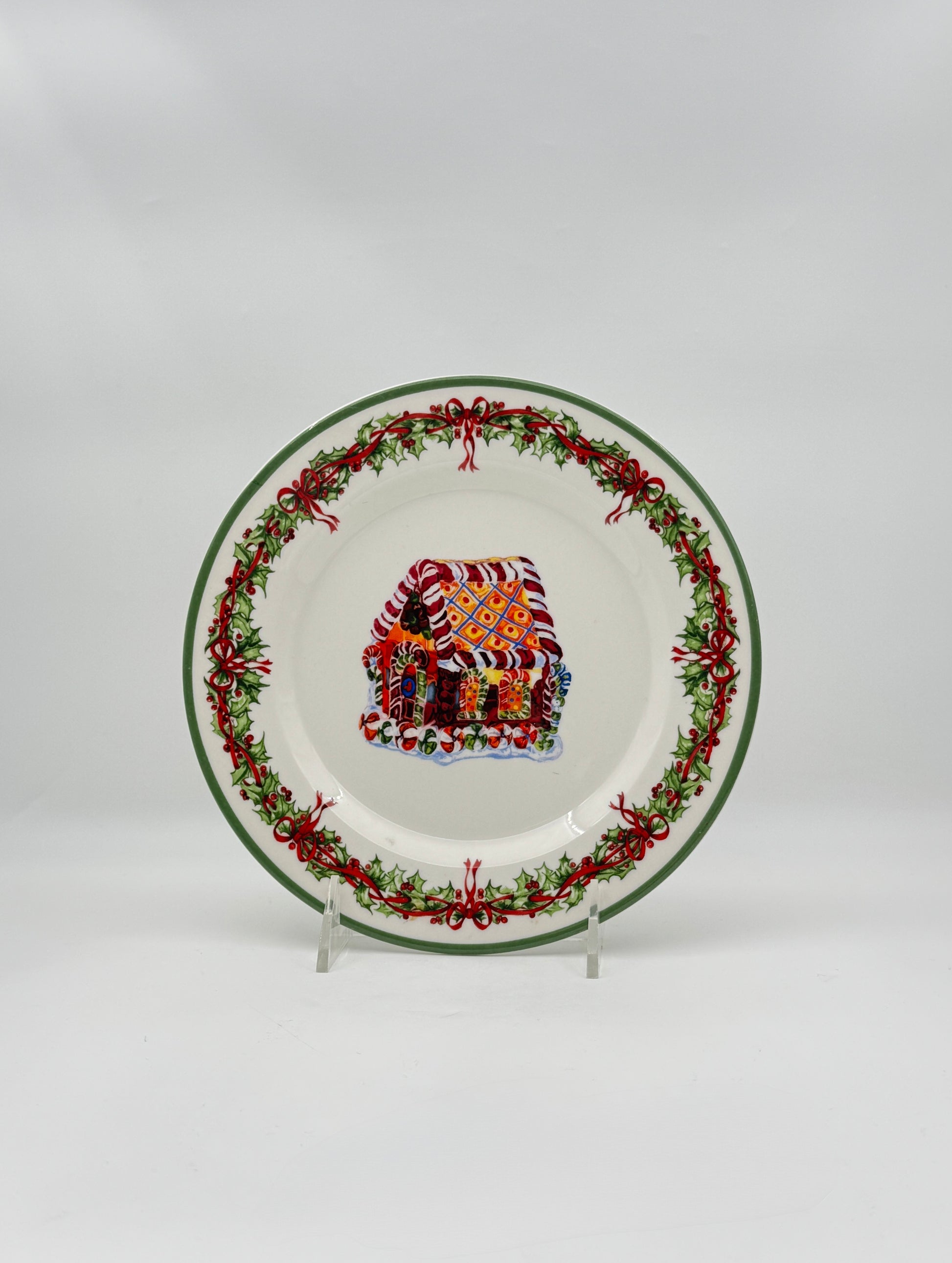 Christopher Radko Traditions Celebrations Set of 6 Salad Plates