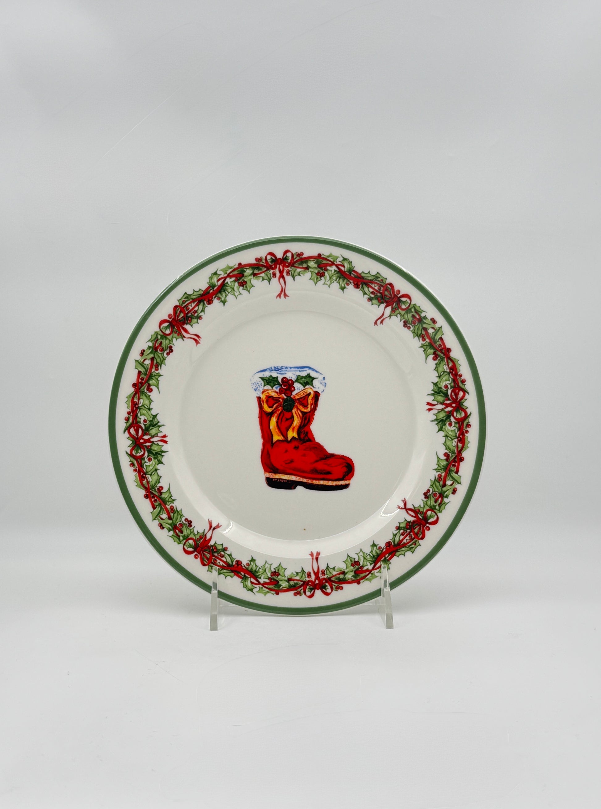 Christopher Radko Traditions Celebrations Set of 6 Salad Plates