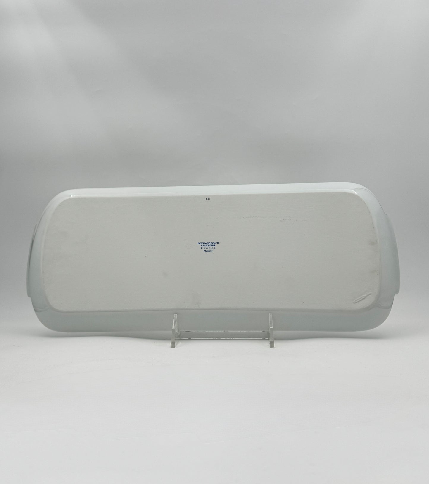 Bernardaud Limoges “Myosotis” Dessert & Cake Plate Set (13 Pieces)