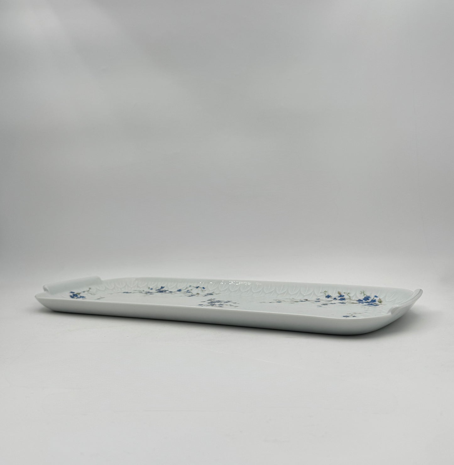 Bernardaud Limoges “Myosotis” Dessert & Cake Plate Set (13 Pieces)