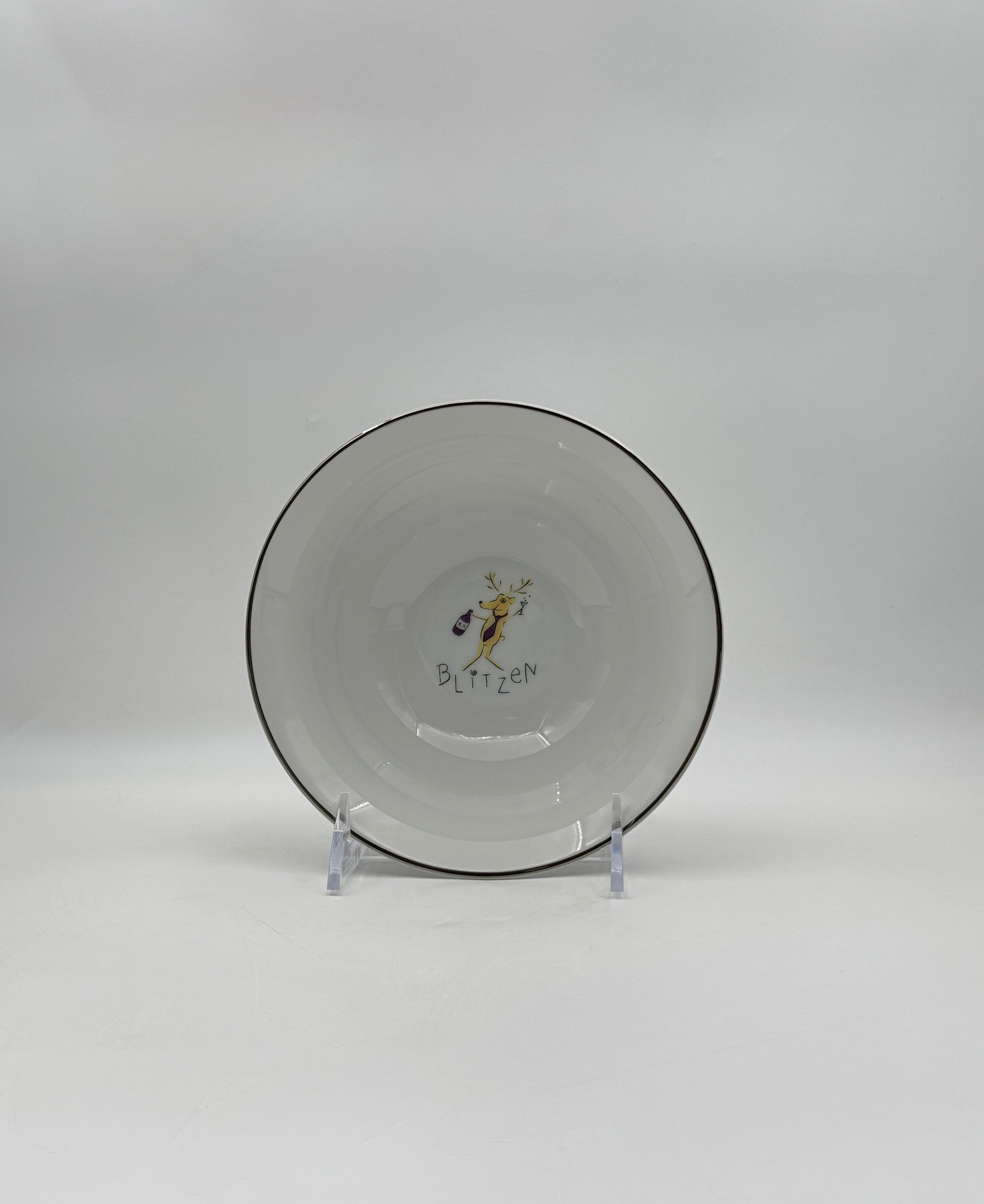 Pottery Barn Reindeer Set of 4 Cereal Bowls in Original Box