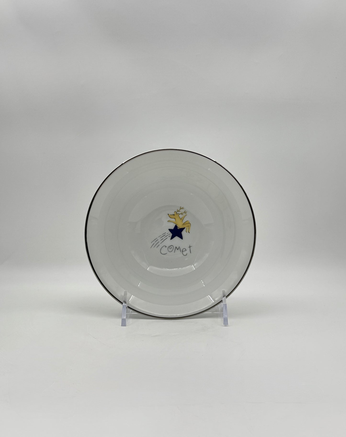 Pottery Barn Reindeer Set of 4 Cereal Bowls in Original Box