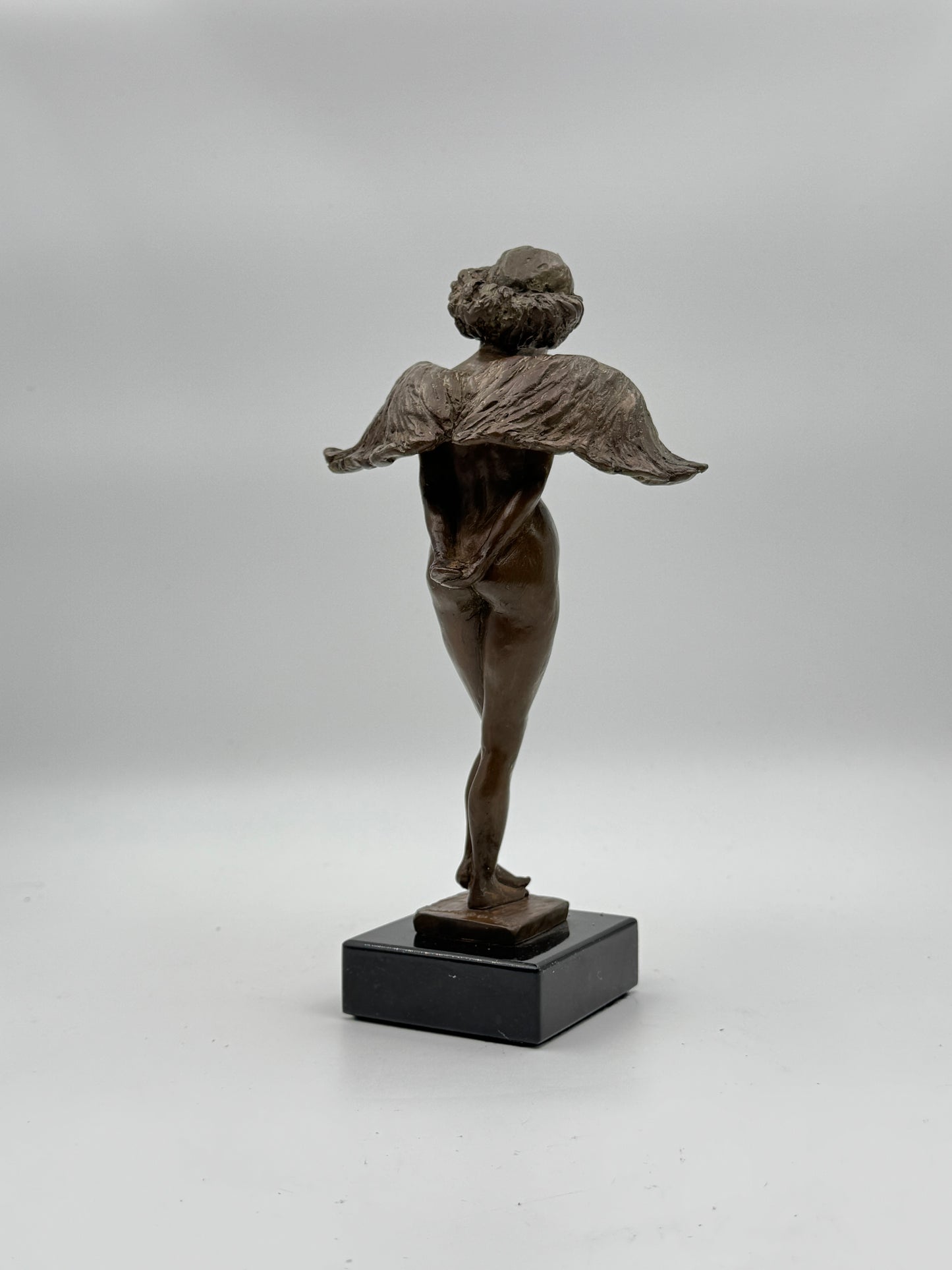 Nancy Mishkin Bronze Angel Sculpture - Signed, Limited Edition (8/40), 2001, 8 3/4" High