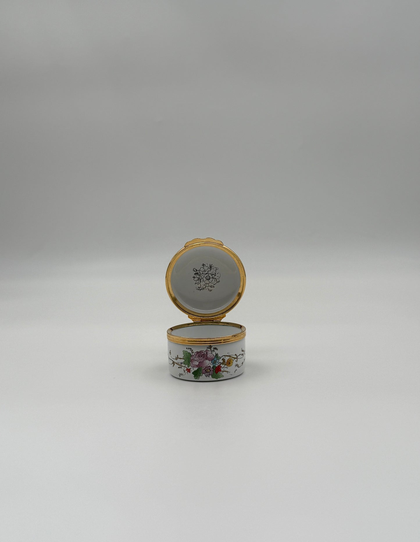 Halcyon Days Enamel Trinket Box – “For You With Love” – England