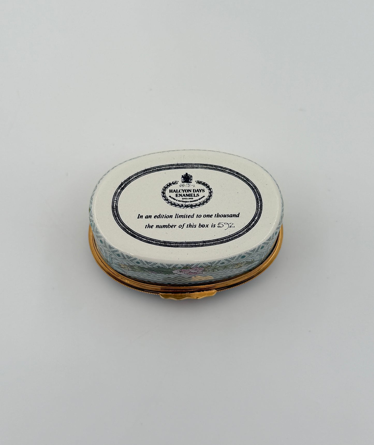 Halcyon Days Enamel Box – Commemorating HRH Prince Henry of Wales 1984