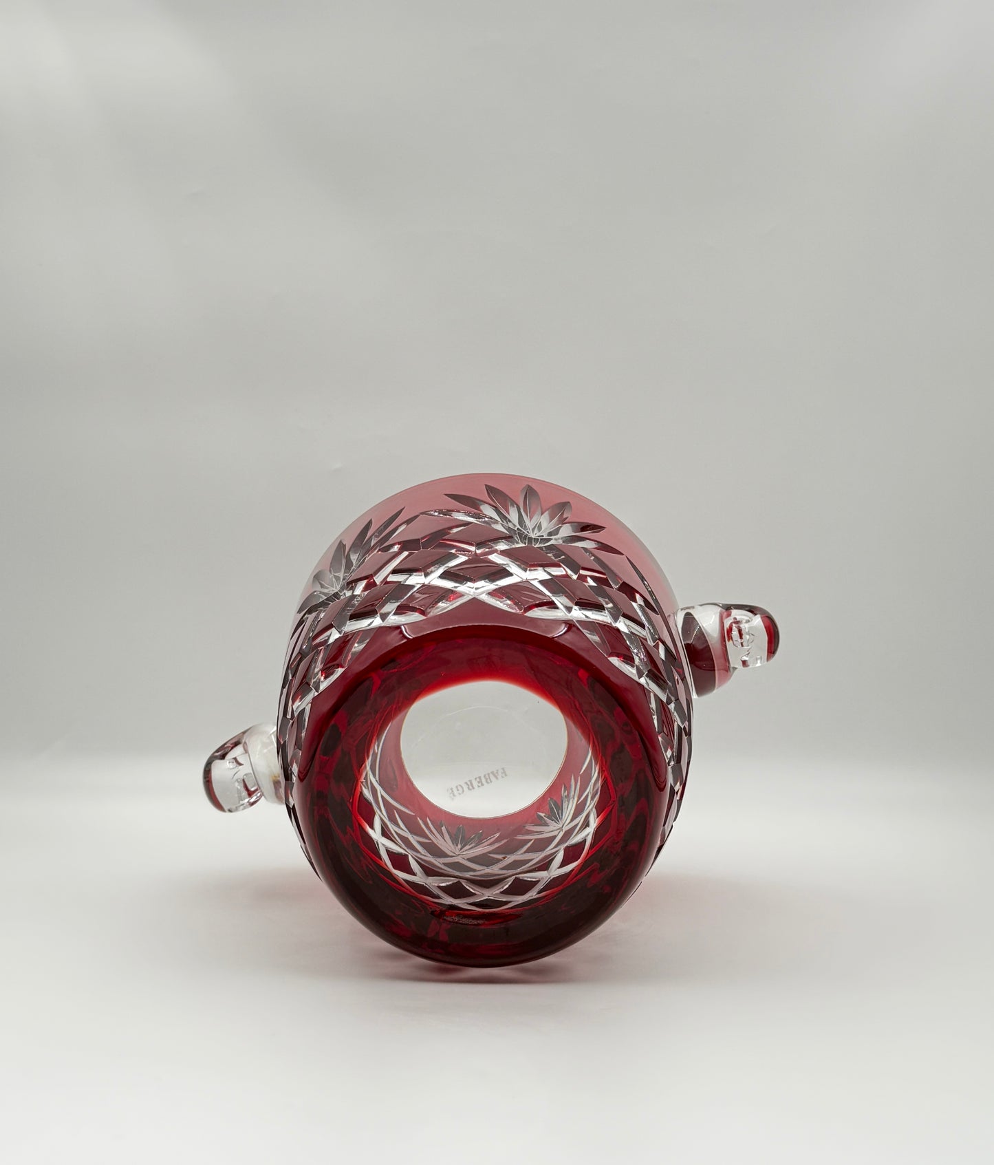Fabergé Ruby Cut-to-Clear Crystal Ice Bucket – Luxury Barware