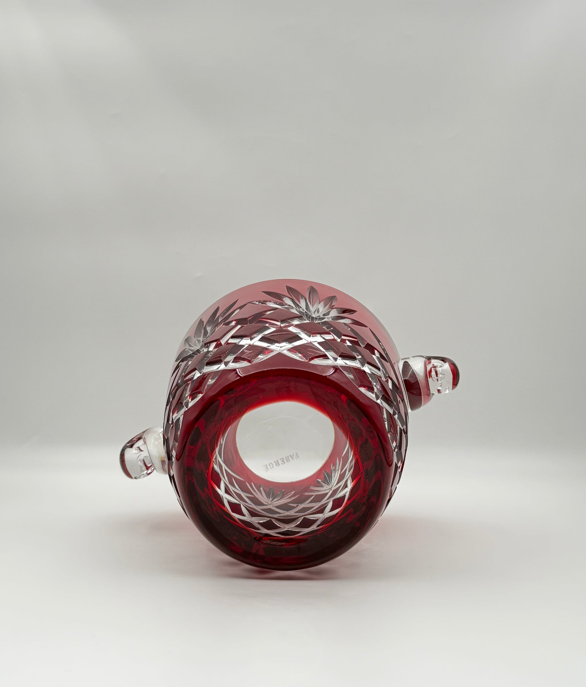 Fabergé Ruby Cut-to-Clear Crystal Ice Bucket – Luxury Barware