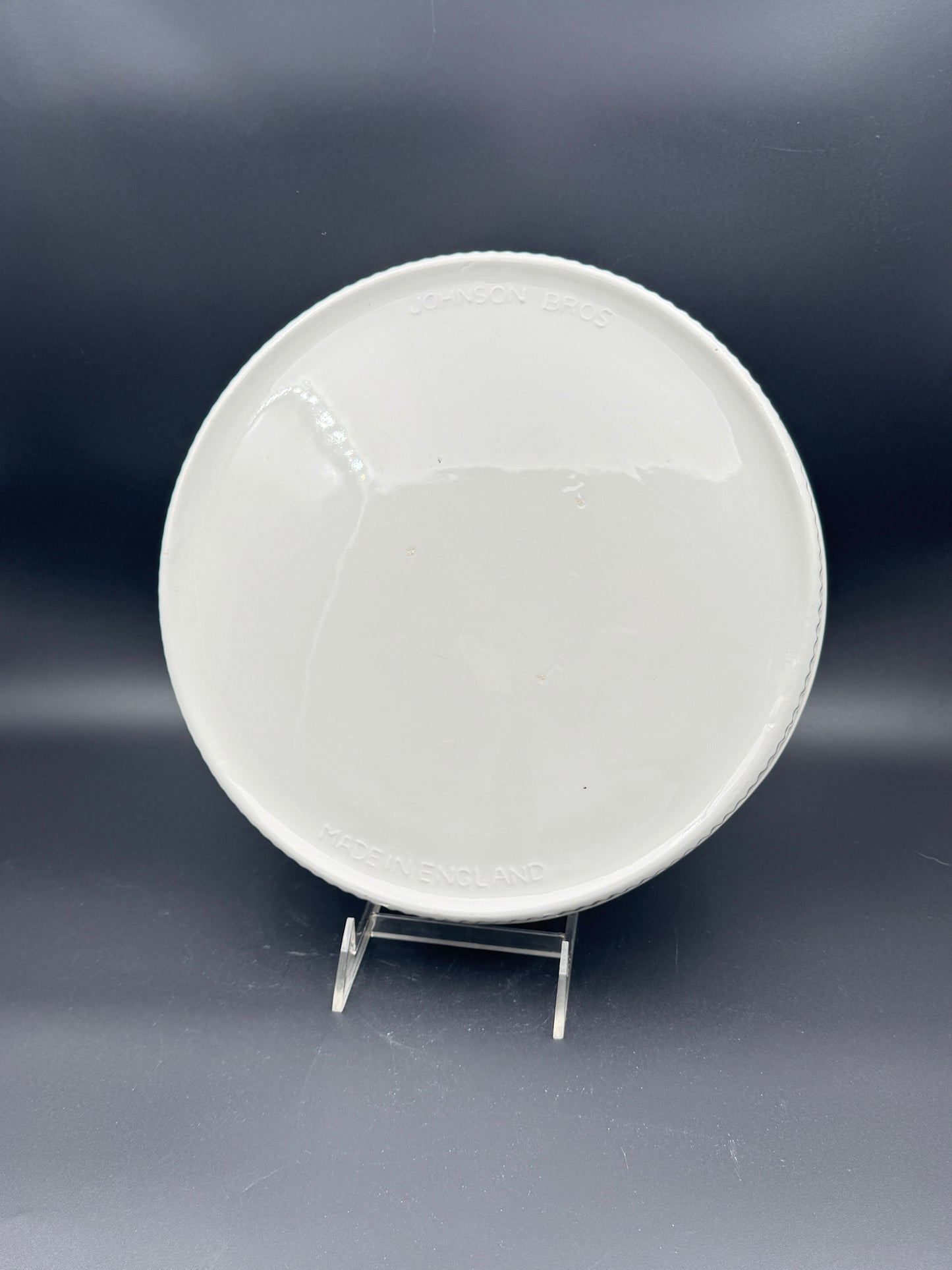 Johnson Brothers Ironstone Round Tray / Shallow Bowl – England