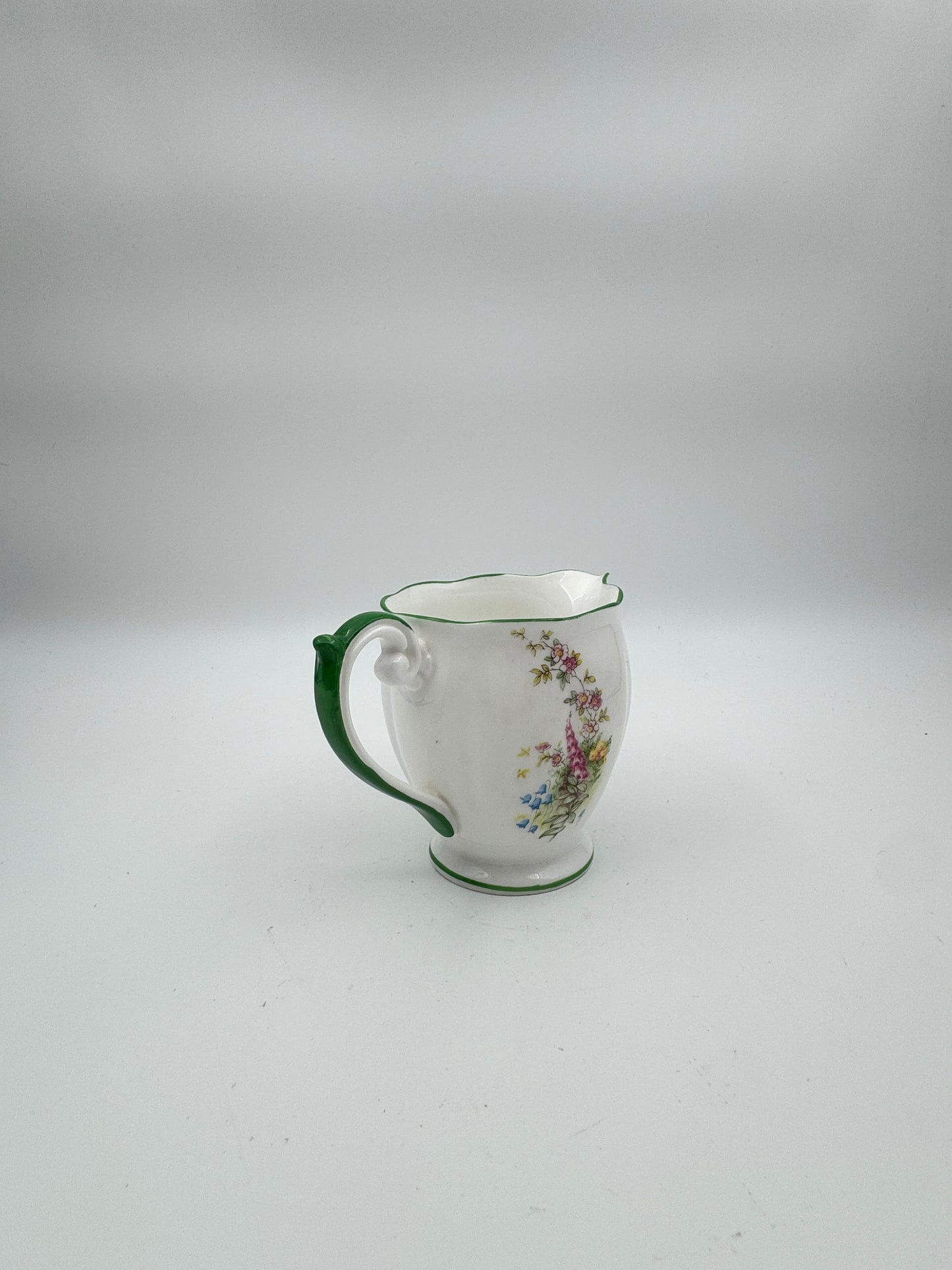 Vintage Bell China "Meadowside" Fine Bone China Creamer Jug - English Porcelain with Floral Design