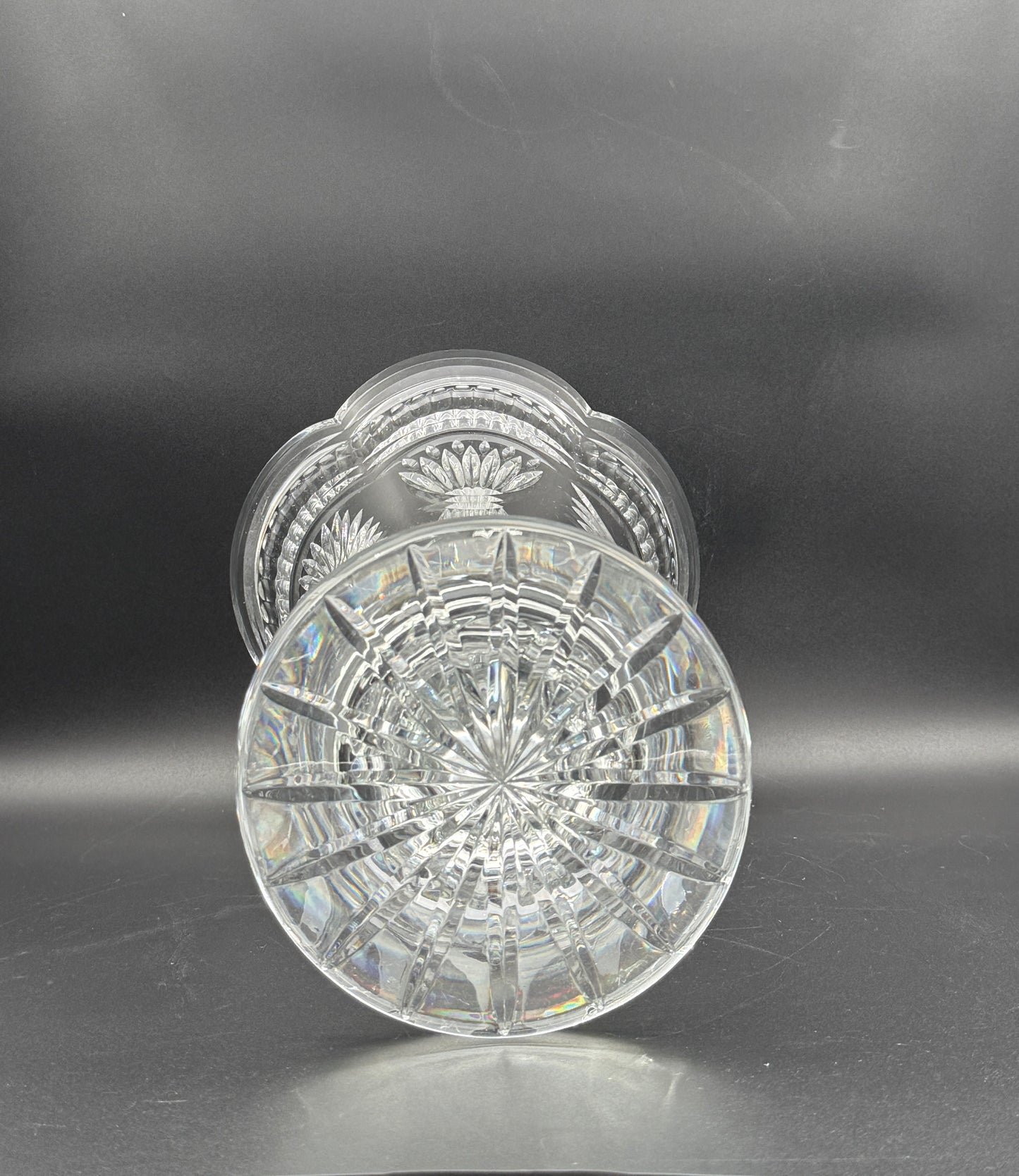 Waterford “Millennium” Cut Crystal Vase – Elegant Irish Crystal
