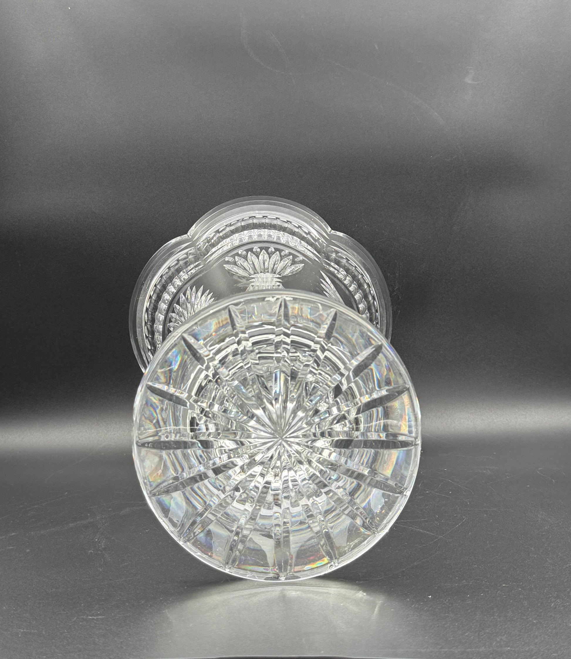 Waterford “Millennium” Cut Crystal Vase – Elegant Irish Crystal