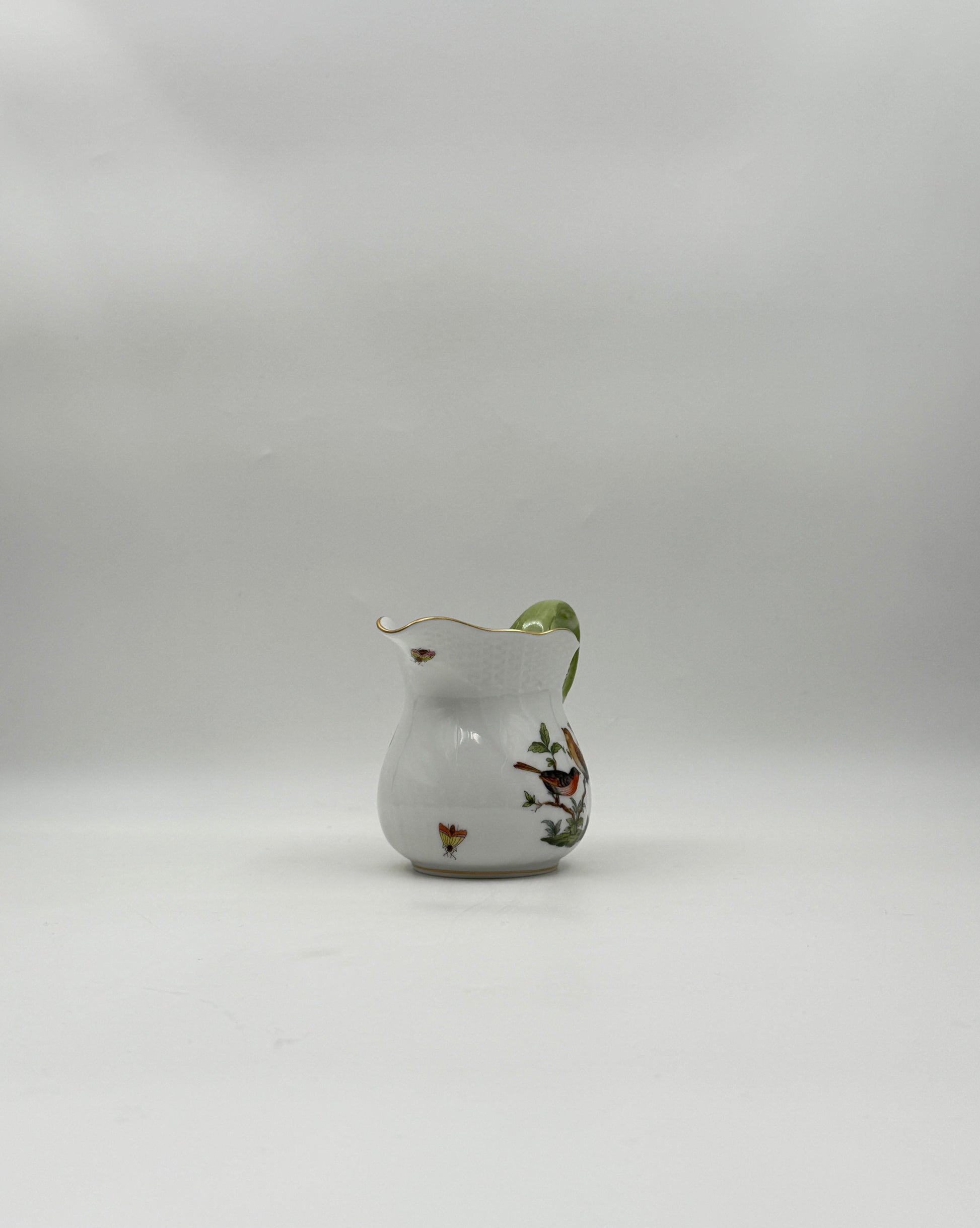 Herend “Rothschild Bird” Porcelain Creamer – Hand-Painted Hungary