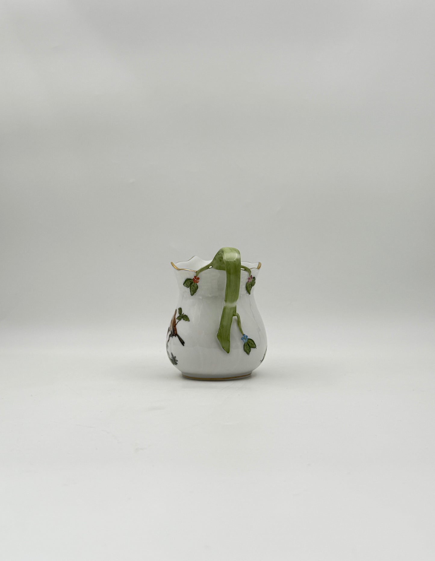 Herend “Rothschild Bird” Porcelain Creamer – Hand-Painted Hungary